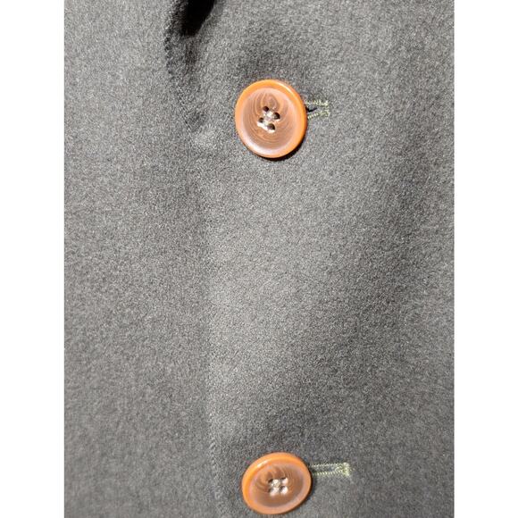 Lanzetti Army Green Cashmere & Wool Blend Lined Men's Sports Coat Size 42R - Picture 10 of 10